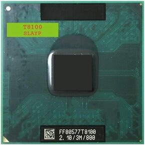 T8100 SLAUU SLAYZ Laptop CPU Used 2-Core 2-Thread Mobile Processor 2.1 GHz 3 MB 35W Socket P