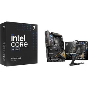 Intel Ultra 7 Desktop Processor 265k - 20 Cores (8p+12e) و MSI Z890 Gaming Plus Wifi Gaming Motherboard (يدعم Core Ultra Series 2 Intel Processors ، LGA 1851 ، Thunderbolt 4 ، ATX)