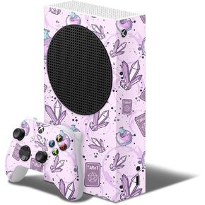 Compatible with X1 Series S Skin by ZOOMHITSKINS, Magic Crystal Purple Pink Pastel Cute Mystery, Durable, Bubble-Free, Goo-Free, Made in The USA