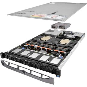 TechMikeNY Server 2X E5-2640v4 2.40Ghz 20-Core 64GB RAM 5X Caddies PowerEdge R630 (Renewed)