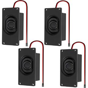 4pcs صوت الصوت 3 واط 4 أوم مكبر صوت 4ohm 3w loundspeaker 2.54 مم مكبر صوت للواجهة للمشاريع الإلكترونية الصغيرة شاشات تلفزيون LCD LCD