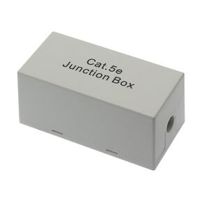 InstallerParts Cat.5E Junction Box, 110 Punch Down Type, 10-Pack, White