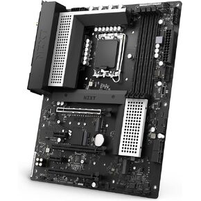 NZXT N5 Z690 Motherboard - N5-Z69XT-W1 - Intel Z690 chipset (Supports 12th Gen CPUs) - ATX Gaming Motherboard - Integrated I/O Shield - WiFi 6E connectivity - Bluetooth V5.2 - White (Renewed)