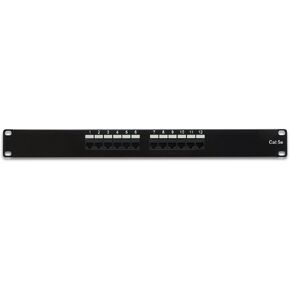 Cat.5E 110 Type Patch Panel 12Port Rackmount