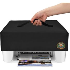 Printer Dust Cover for Canon PIXMA TS3520 Compact Wireless All-in-One Printer - Waterproof Anti-Static Dustproof Cover, Foldable 18.1x14.2x5.9in with Handle for Office and Home