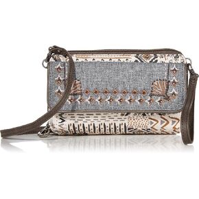 Sakroots Artist Circle Smartphone Crossbody in Eco Twill, Detachable Wristlet Strap, Rainbow Wanderlust in Saudi Arabia