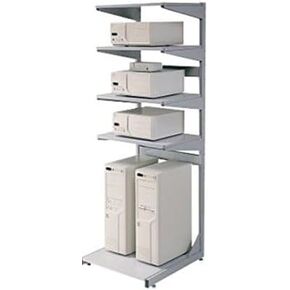 Gray Powder Coat Server Station - Gray