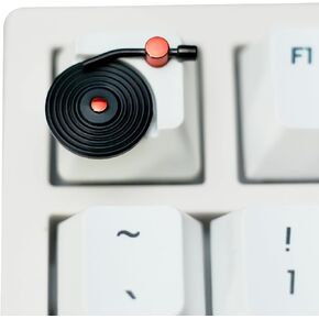 Record Shape Personalized keycaps Mechanical Keyboard caps Unique Magnetic Decompression Movable
