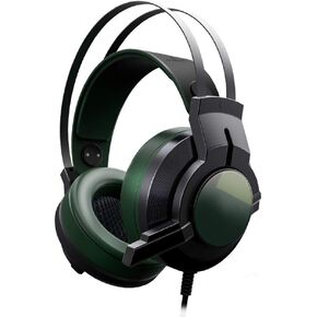Earphones Camouflage Gaming Headset 7.1 Surround Sound with Microphone Lighting Headphones Soft Memory Earmuffs for PS4 One PC Earbud Headphones