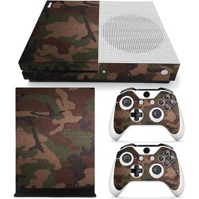 Cnniko2 Skin Decal Stickers for Xbox One Console + 2 Controller, PVC, Camouflage Style Military Style, M8