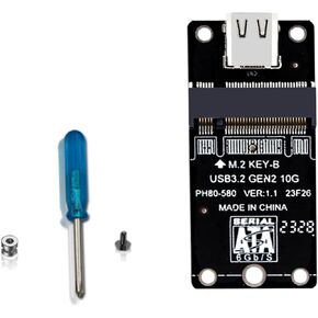 SSD to USB C Adapter SATA NGFF SSD Board Type-C USB3.2 for B Key/M+B Key 2230 2242 2260 2280 SSD