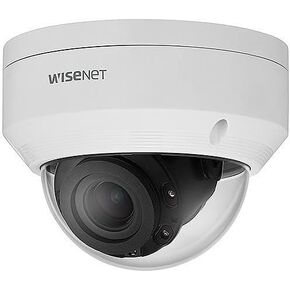 Hanwha Vision ANV-L7082R A-Series 4MP WDR IR Dome IP Camera – 3.3-10.3mm Motorized Varifocal Lens, 30m IR, White