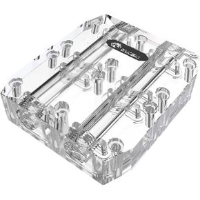 Bykski Dual GPU 40mm SLI/CF Connection Bridge Block for TC Blocks - (B-L3-2WAY-TC)