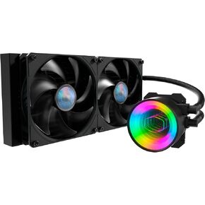 Cooler Master MasterLiquid ML280 Mirror Close-Loop AIO CPU Liquid Cooler, ARGB Mirror Pump, Dual Chamber Pump, SickleFlow 140 PWM Fans, AMD Ryzen AM5/AM4, Intel LGA1700*/1200 (MLX-D28M-A14PK-R1)