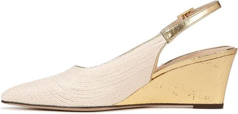Franco Sarto Women's Tessa Pointed Toe Slingback Wedge Pump in Saudi Arabia