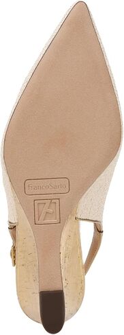 Franco Sarto Women's Tessa Pointed Toe Slingback Wedge Pump in Saudi Arabia