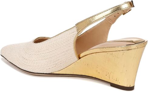 Franco Sarto Women's Tessa Pointed Toe Slingback Wedge Pump in Saudi Arabia