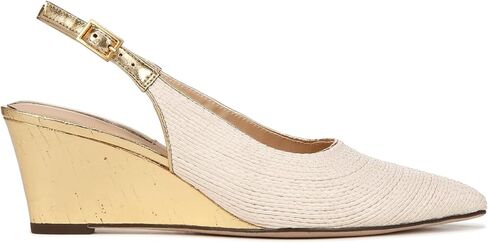 Franco Sarto Women's Tessa Pointed Toe Slingback Wedge Pump in Saudi Arabia