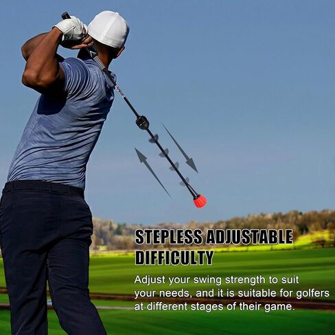 PGM Golf Swing Trainer Aid -2.0 Golf Swing Training Aid Golf Practice Warm-Up Stick for Strength Flexibility and Tempo Training -Suit for Practice Chipping Hitting Golf Accessories in Saudi Arabia
