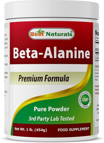 Best Naturals Beta Alanine Pure Powder 1 Pound (1 LB (Pack of 1)) in Saudi Arabia