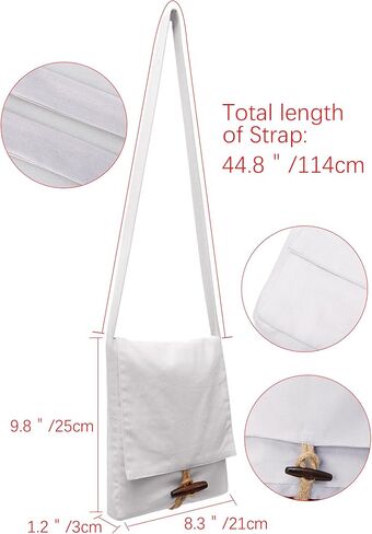 PROCOS Viking Canvas Shoulder Bag, Renaissance Medieval Small Pilgrim Pouch Bag in Kuwait