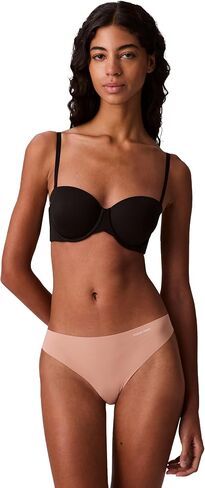 Calvin Klein Invisibles 3-Pack Thong Light Caramel/Power Plum/Black, s in Saudi Arabia
