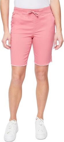 Royalty For Me Women's Petite Elastic Bermuda with Fray Hem in Saudi Arabia