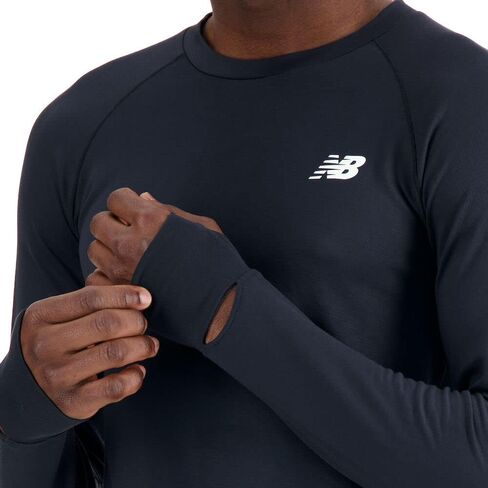 New Balance Men's Q Speed 1NTRO Long Sleeve 23, Black, X-Large in Saudi Arabia