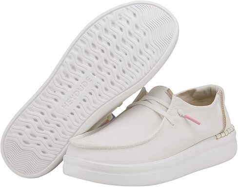 Hey Dude Women's Wendy Rise Chambray Sandshell Size 12 | Women's Shoes | Women's Slip On Shoes | Comfortable & Light-Weight in Saudi Arabia