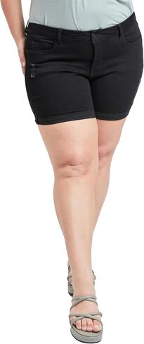 Royalty For Me Women's 1 Button High Rise Cuffed Shorts in Saudi Arabia