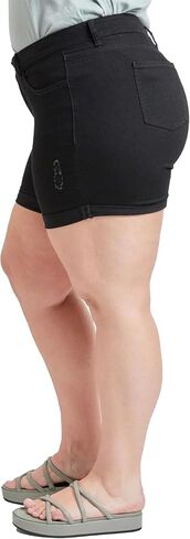 Royalty For Me Women's 1 Button High Rise Cuffed Shorts in Saudi Arabia