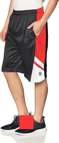 Southpole mens Basic Basketball Mesh Shorts, Black, 3X-Large US in Kuwait