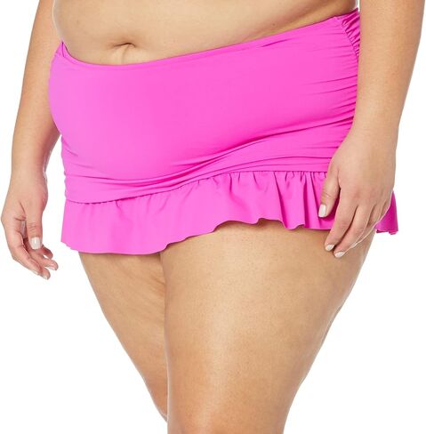 La Blanca Women's Island Goddess Skirted Ruffle Hipster Bikini Swimsuit Bottom, Orchid, 12 in Saudi Arabia
