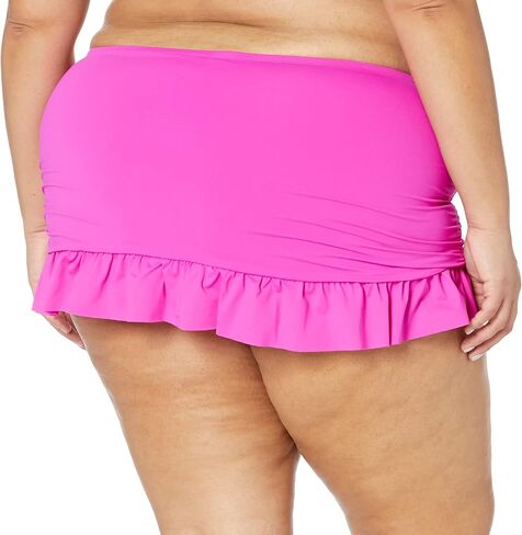 La Blanca Women's Island Goddess Skirted Ruffle Hipster Bikini Swimsuit Bottom, Orchid, 12 in Saudi Arabia