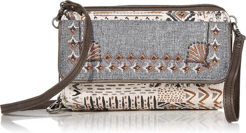 Sakroots womens Large Smartphone Crossbody Bag in Eco-twill Large Smartphone Crossbody Bag in Eco-Twill, Convertible Purse with Detachable Wristlet Strap, Includes Phone Wallet Pockets in Saudi Arabia