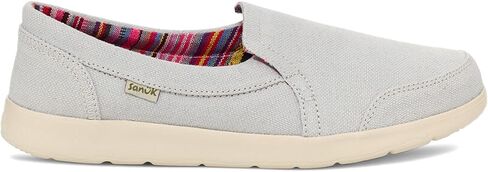 Sanuk Womens Sidewalk Surfer Lite Slip Ons | Womens Shoes | Slip On Shoes for Women | Comfort Foam Footbed in Saudi Arabia