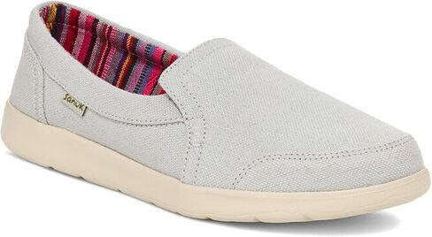 Sanuk Womens Sidewalk Surfer Lite Slip Ons | Womens Shoes | Slip On Shoes for Women | Comfort Foam Footbed in Saudi Arabia