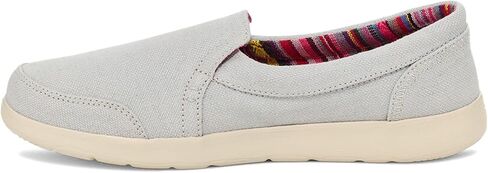 Sanuk Womens Sidewalk Surfer Lite Slip Ons | Womens Shoes | Slip On Shoes for Women | Comfort Foam Footbed in Saudi Arabia