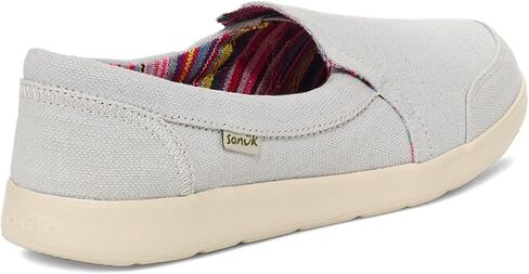 Sanuk Womens Sidewalk Surfer Lite Slip Ons | Womens Shoes | Slip On Shoes for Women | Comfort Foam Footbed in Saudi Arabia
