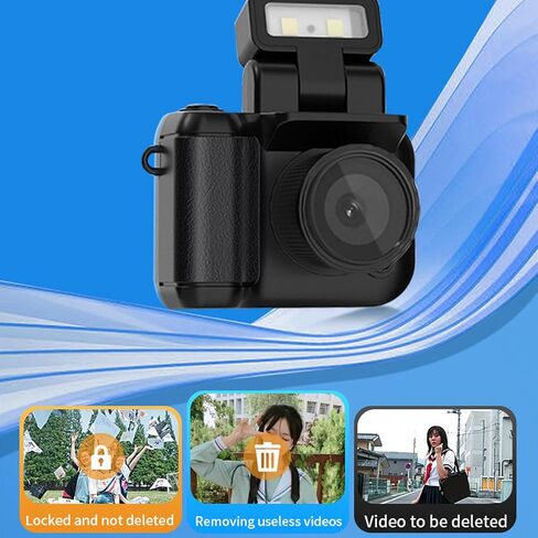 Greensen Compact Action Camera 1080p HD Vlog Camper Travel Camcorder مع شاشة ملونة للأطفال in Kuwait