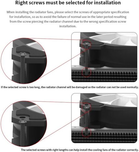 Barrow Red Copper Radiator 60mm Thick Heat Sink 120mm 240mm 360mm 480mm Dabel-60D High Performance, Black (480mm) in Saudi Arabia