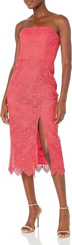 Trina Turk Women's Lace Strapless midi Dress, Pool Teal in Saudi Arabia