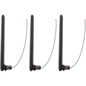 Create idea 3X Mini Dual Band WiFi IPEX/U.FL Quick Connect Antenna 2.4GHz/5.8GHz 3DBI, Compatible with Raspberry Pi