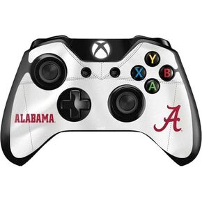 Skinit Decal Gaming Skin Compatible with Xbox One Controller - Officially Licensed University of Alabama Maroon Jersey Design