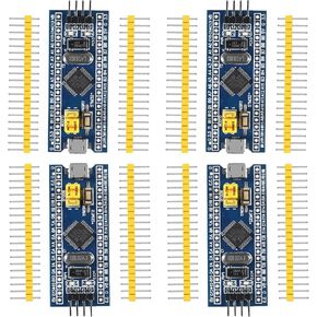 4-Piece Set of STM32F103C8T6 ARM STM32 Minimum System Development Board Modules, STM32F103C8T6 Core Learning Boards