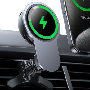 NEWQ 15W for MagSafe Car Mount Charger, [15W Cooling Charging] Car Vent Cell Phone Holder, Magnetic Wireless Car Charger for iPhone 16/15/14/13/12