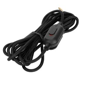 Tbest o and Video Aries,Gaming Headset Cable Woven Ehone Cord with Volume Control and for G Pro G Pro X G433 33 (Blue)