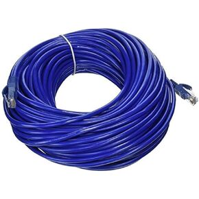 CableVantage 150ft 50m Blue 150' Ft Rj45 Cat5 Cat5e Ethernet LAN Network Internet Computer Patch Cable for PC, Mac, Laptop, PS3, PS4, Xbox,Xbox One Modem DSL Internet Network
