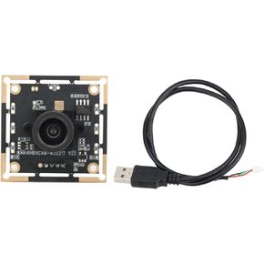 1MP HD USB Camera, 1280x720 Resolution, 72° Wide Angle, QR Scanning, Face Recognition, Plug and Play, for Surveillance, Video Calls and Usage