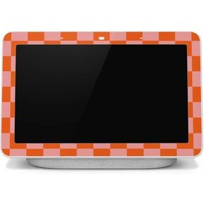 Skinit Decal Audio Skin Compatible with Google Home Hub - Officially Licensed Skinit Originally Designed Orange Checkered Design